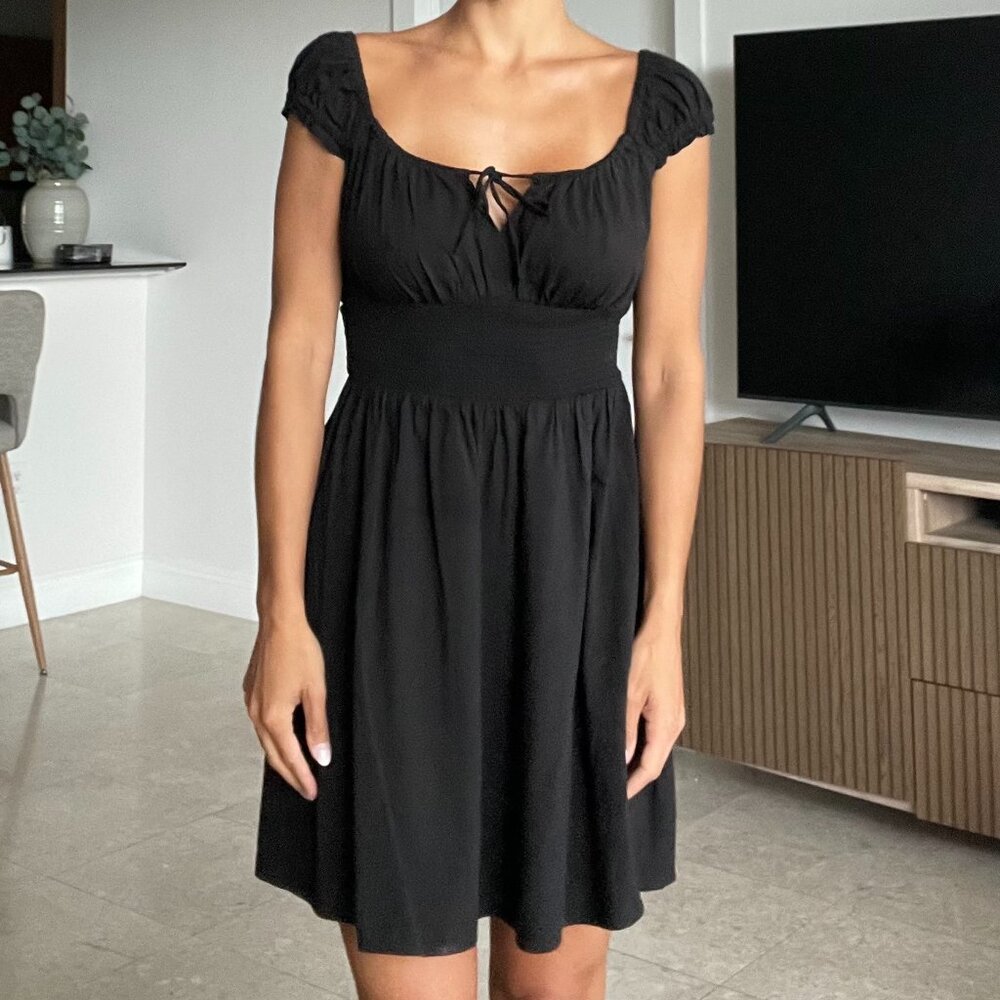 Black Old Navy Babydoll Dress